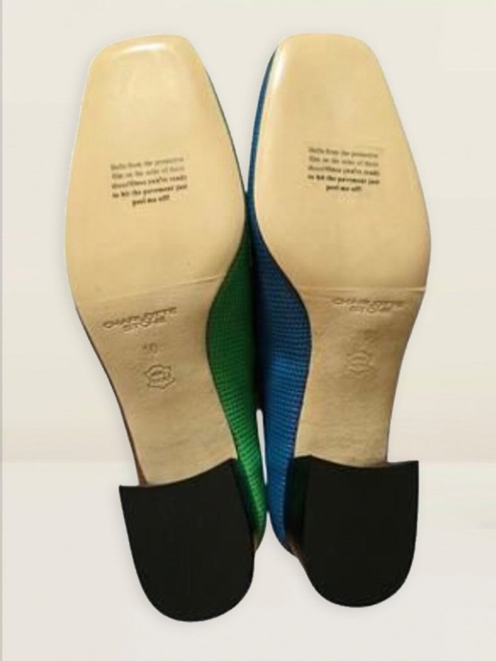 CHARLOTTE STONE Multicolored London Loafer Pumps  *DISCONTINUED* - Size 10 - Picture 5 of 7